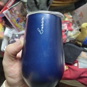 Rabbit Stainless Steel Travel Mug - Deep Blue